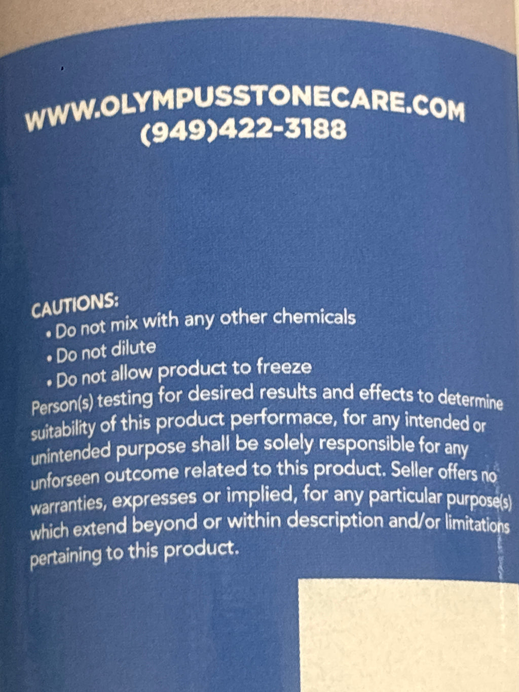 Olympus Stone Care Countertop Polish