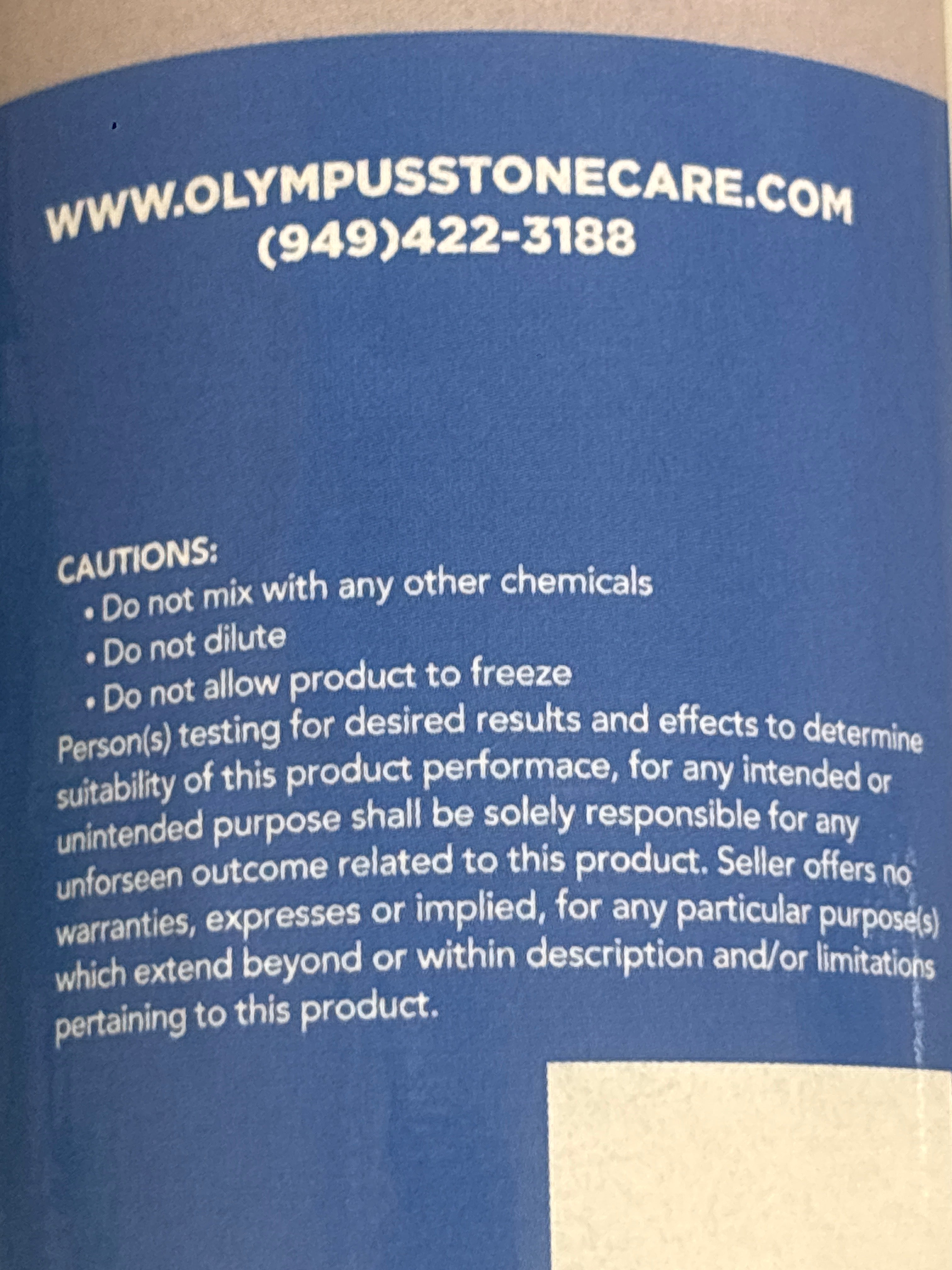 Olympus Stone Care Countertop Polish